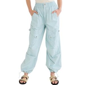 Sea New York Nyla Twill Women’s Blue 100% Cotton Pants with Large Pockets XS
